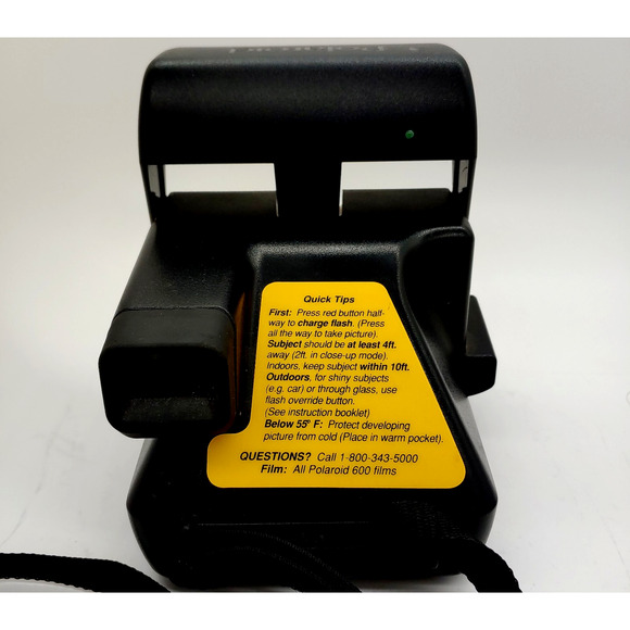 Polaroid Job Pro 2 Instant Film Camera UNTESTED with Strap 2000s - Picture 13 of 16